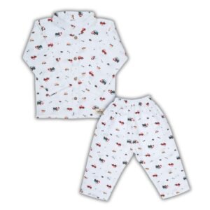 Kids' Cotton Muslin Shirt & Pant Set