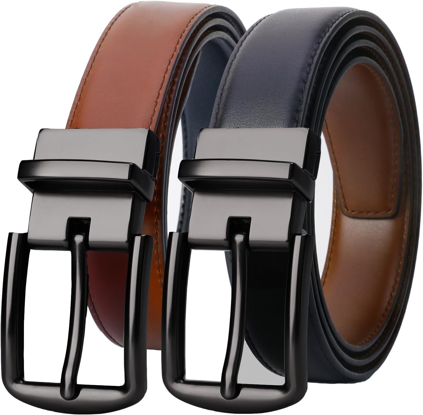Men's Genuine Leather Pin-Buckle Belt