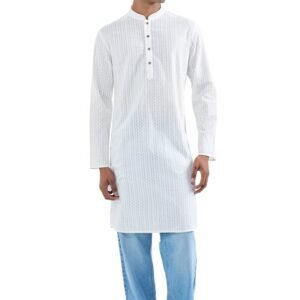 Men's 100% Cotton Long Kurta