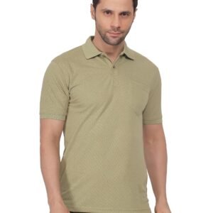 Men's Stylish Plain Polo T-Shirt