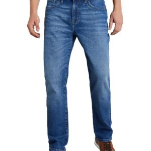 Men's Cotton Stretch Jeans — Regular Fit (Blue)