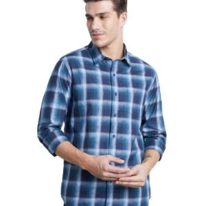 Men's Checkered Casual Shirt — Full Sleeve Cotton