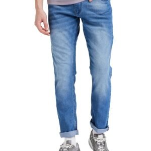 Men's Cotton-Rich Stretchable Jeans (Indigo)